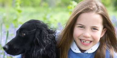 Prinzessin Charlotte feierte 7. Geburtstag mit Hund Orla
