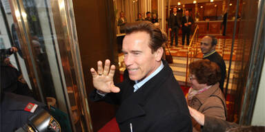 Arnold Schwarzenegger war vier Stunden in Graz