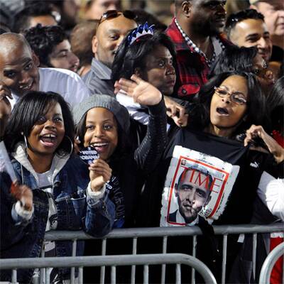 Obama-Fans feiern in Chicago