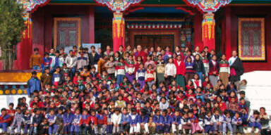 Philharmonia-Schrammeln für tibetische Kinder