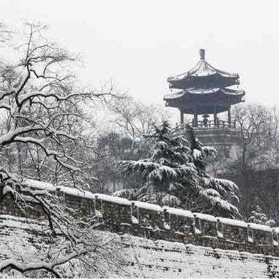 Schnee-Chaos in China