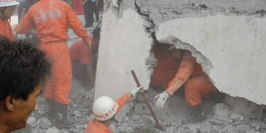 Dutzende Tote bei Erdbeben in China