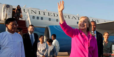 Hillary Clinton in Burma