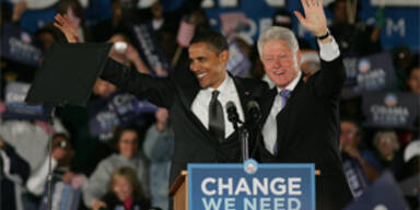 Bill Clinton und Obama feiern Versöhnung
