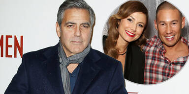 George Clooney, Stacy Keibler, Jared Pobre