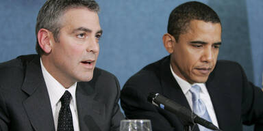George Clooney Barack Obama