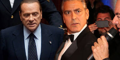 George Clooney, Sylvio Berlusconi