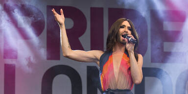 Conchita bei Londoner Pride-Parade gefeiert