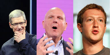 2013 wird hart für Cook, Ballmer & Zuckerberg