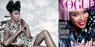 Naomi Campbell - Star der russischen Vogue