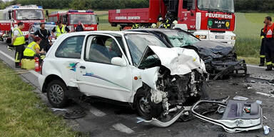 Unfall-Serie im Burgenland: 5 Schwerverletzte