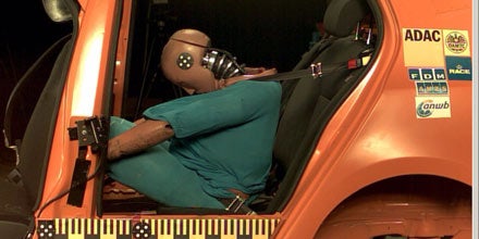 Crashtest: Erhöhte Gefahr auf der Rückbank