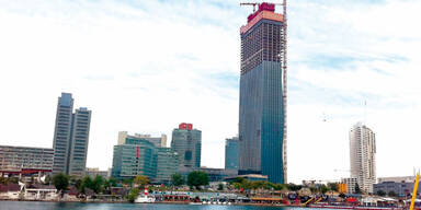 Wiener DC-Tower ragt schon 210 Meter hoch