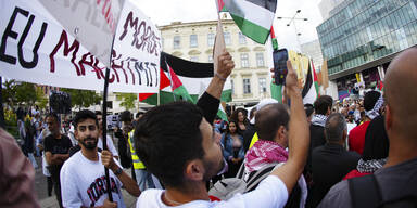 Demo Palästinenser Columbusplatz