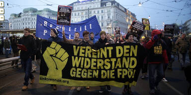 Demo gegen Pürstl in Wien 
