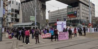 Wiener Gürtel wegen feministischer Blockade gesperrt