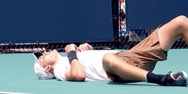 Tennis-Talent Jack Draper brach am Platz in Miami zusammen