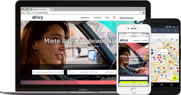 Privatauto-Sharing-Portal gut gestartet