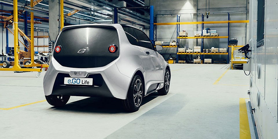Deutsches Start-up bringt E-Auto e.GO für 16.000€