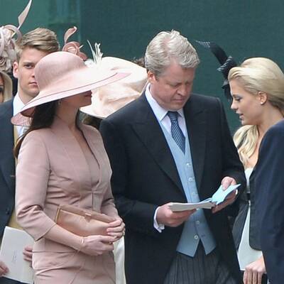 Dianas Bruder bei der Royal Wedding