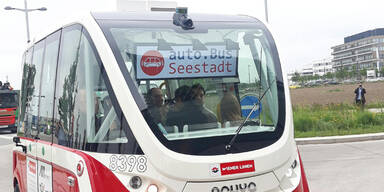 Hier fährt der erste fahrerlose E-Bus durch Wien