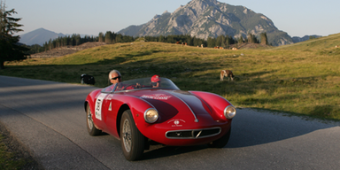 Mit diesem Alfa Romeo wird Tobias Moretti an den Start gehen. Bild: (c) Ennstal-Classic