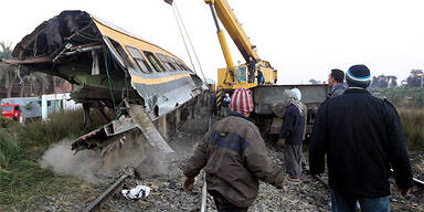 Ägypten: 17 Tote bei Zug-Crash 