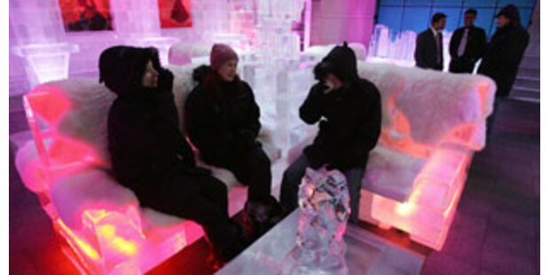 In Dubai steht die erste Wüsten-Eis-Lounge