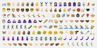 72 neue Emojis für Android-Nutzer