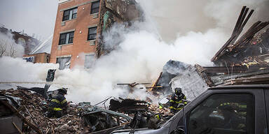 New York: Explosion - Häuser stürzten ein 