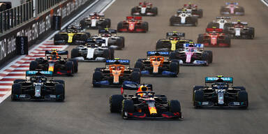 Formel 1 Autos Fahrerlager
