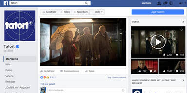 1000. "Tatort" spaltet Facebook-User