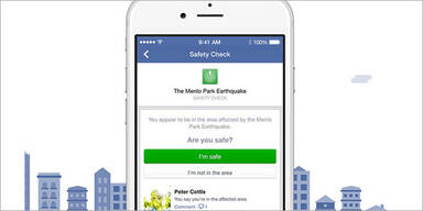 Facebook aktiviert Safety-Check