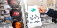 Abbiegen bei Rot für Radler an 469 Ampeln in Wien