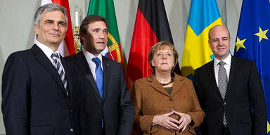 Werner Faymann, Angela Merkel
