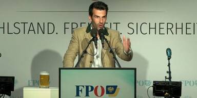 ''Blauer Montag'' der FPÖ: Landbauer holt zum Rundumschlag aus