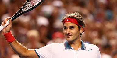 Federer stellt Melbourne-Rekord auf
