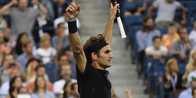 Federer zum 9. Mal im US Open-Halbfinale