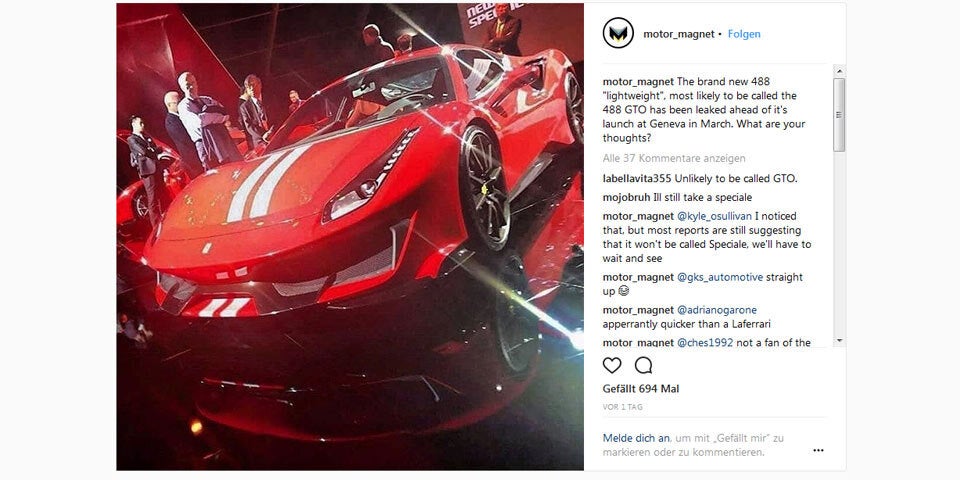 Mega-Leak: Ferrari bringt den 488 GTO