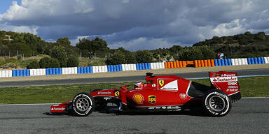Ferrari dominiert Formel-1-Tests