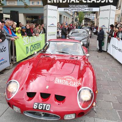 Fotos vom Ferrari GTO bei der Ennstal Classic