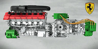 Ferrari zeigt 6,2-Liter-V12 mit HY-KERS