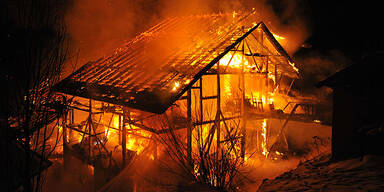 Brand auf Bauernhof in Inzing