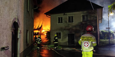 Brand in Feldkirchen an der Donau (Bezirk Urfahr-Umgebung)