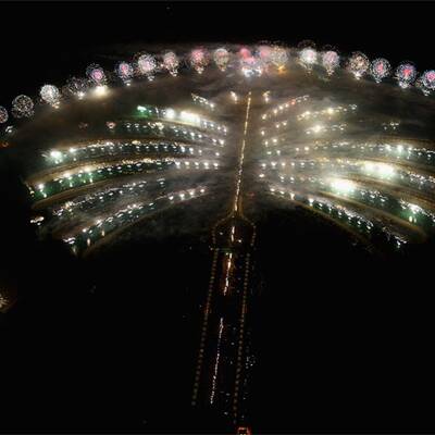 Größtes Feuerwerk der Welt in Dubai