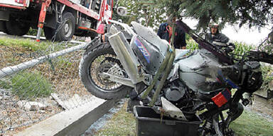 Biker-Unfall in Frauental