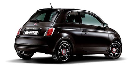 Cooles Sondermodell Fiat 500 Matt Black