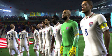 Videospiel Fußball-WM Brasilien 2014 startet