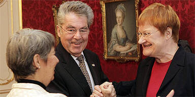 Fischer, Halonen in Wien