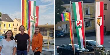 Vandalen zerstören Regenbogenflagge – Gemeinde bestürzt